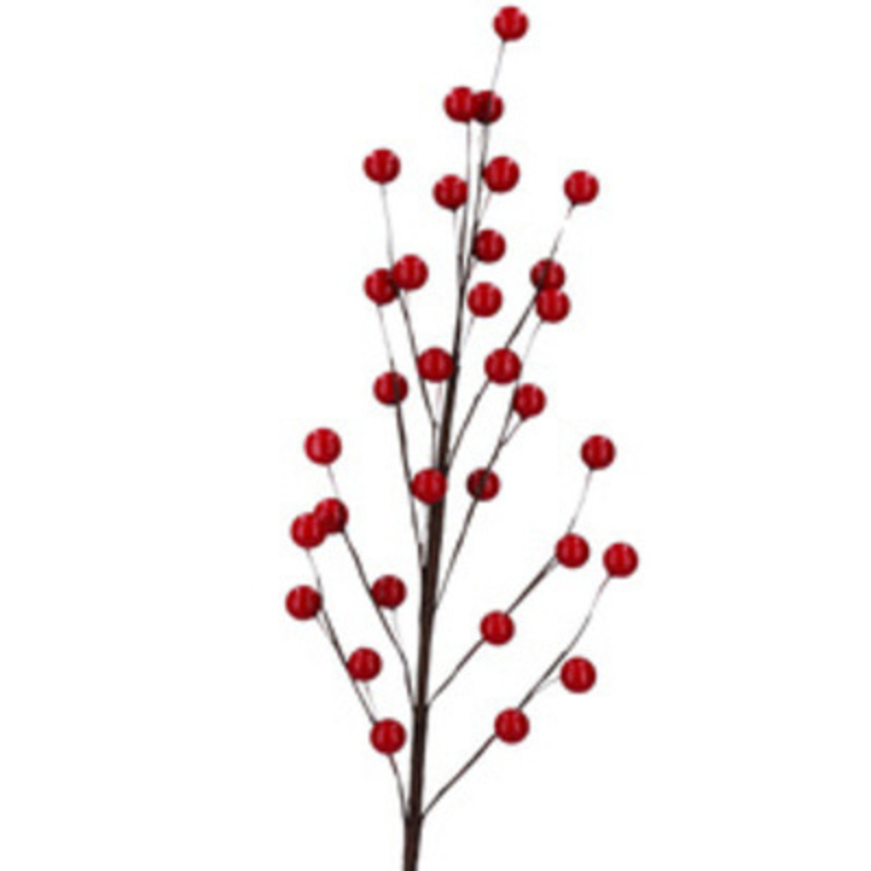 Red Berry Artifical Spray Gisela Graham Shiny red berry Christmas artifical spray. Made by London based designer Gisela Graham who designs really beautiful and unusual Christmas decorations and gifts for your home.Ê Would be suitable to decorate a Christmas garland or Christmas door wreath or suitable to use as a craft project over Christmas. Would also look lovely in a vase. Remember Booker Flowers and Gifts for Gisela Graham Christmas Decorations.